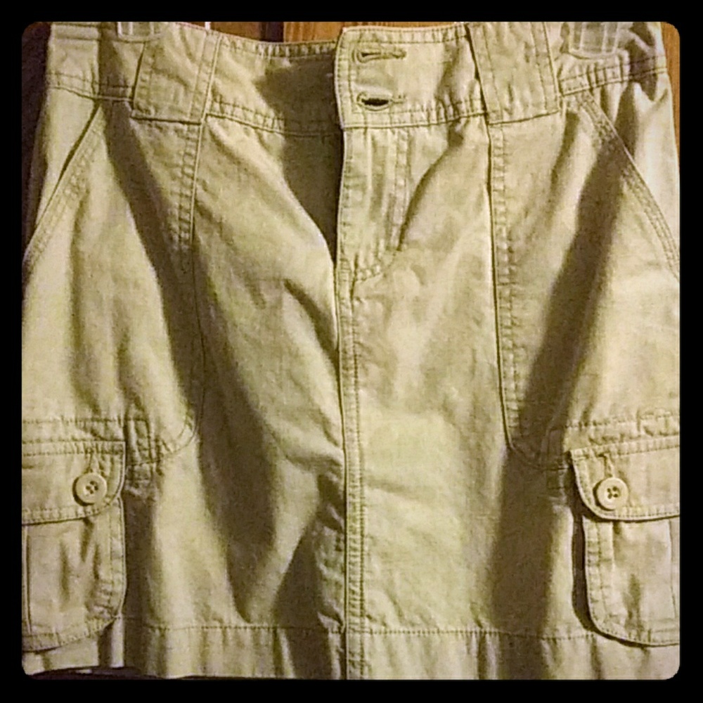 Lee Tan cargo skirt